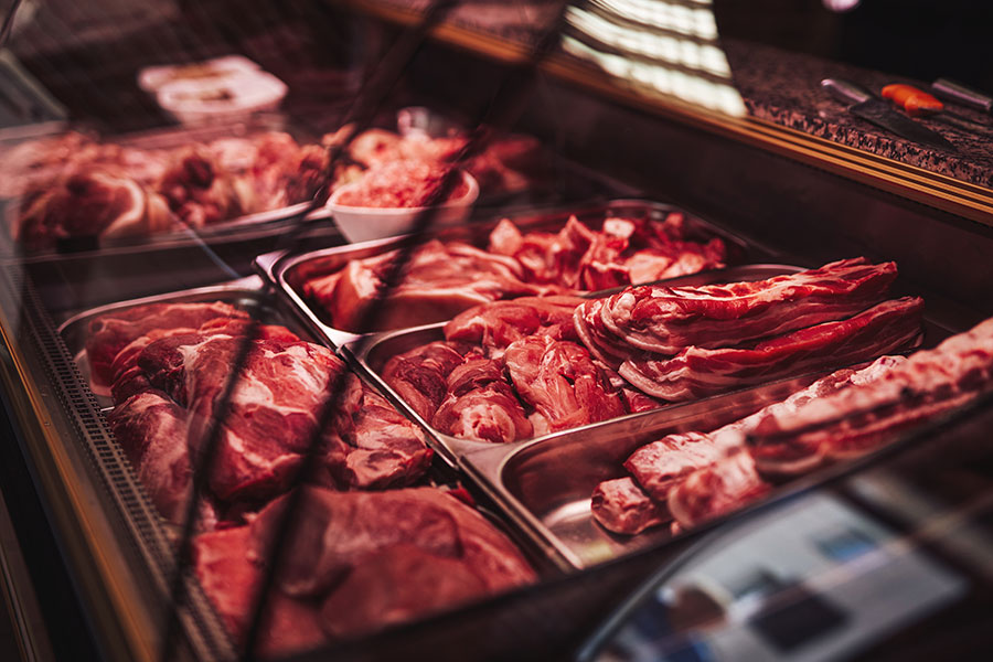 Frischetheke im Supermarkt in Kirchweyhe
